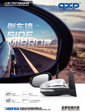 qxp spätné zrkadlo